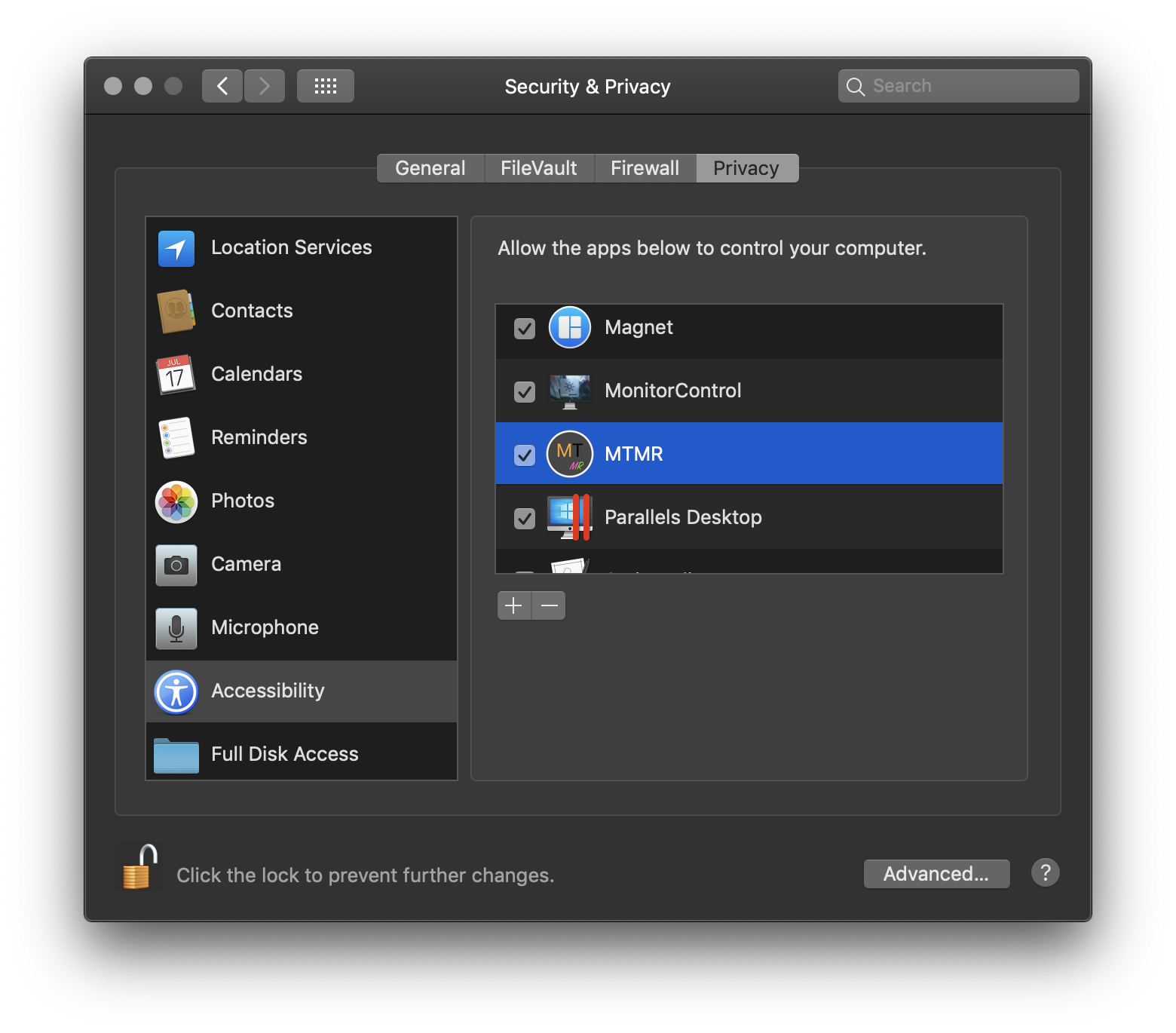 Touch App Plugins Mac